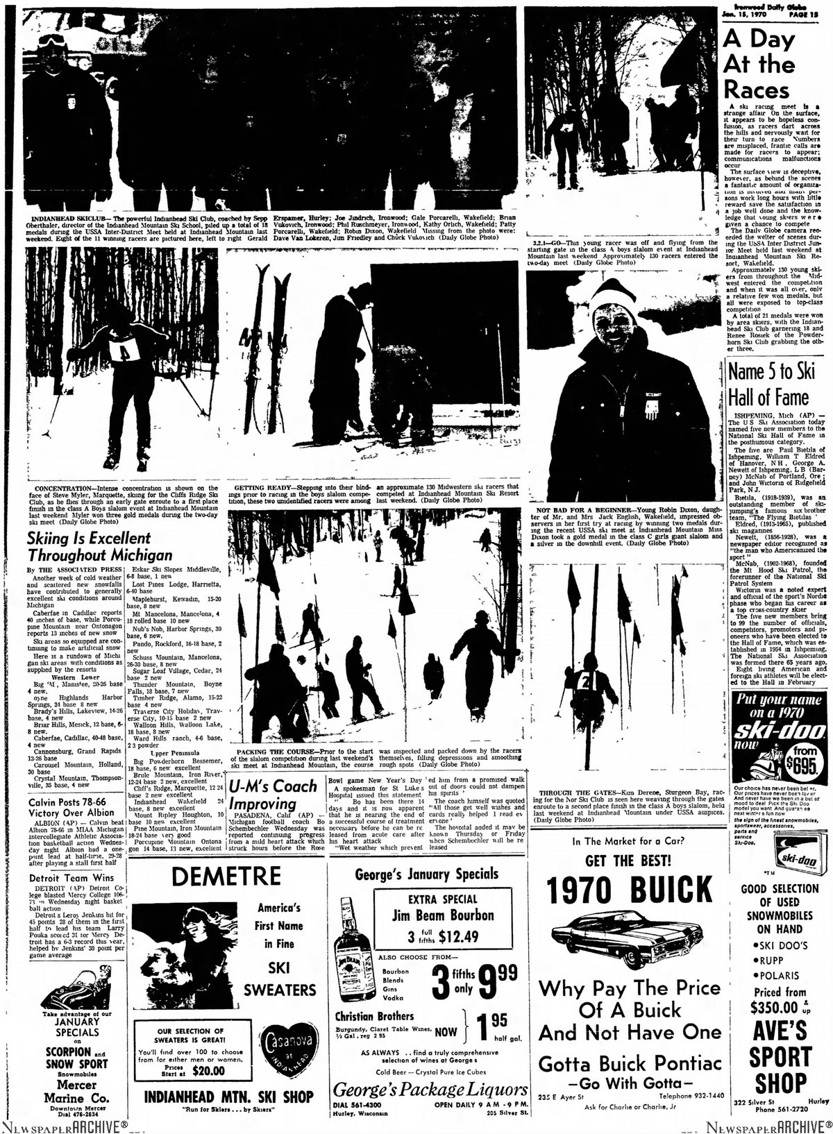 Snowriver Mountain Resort - Lodge at Jackson Creek (Indianhead Resort) - Jan 15 1970 Article (newer photo)